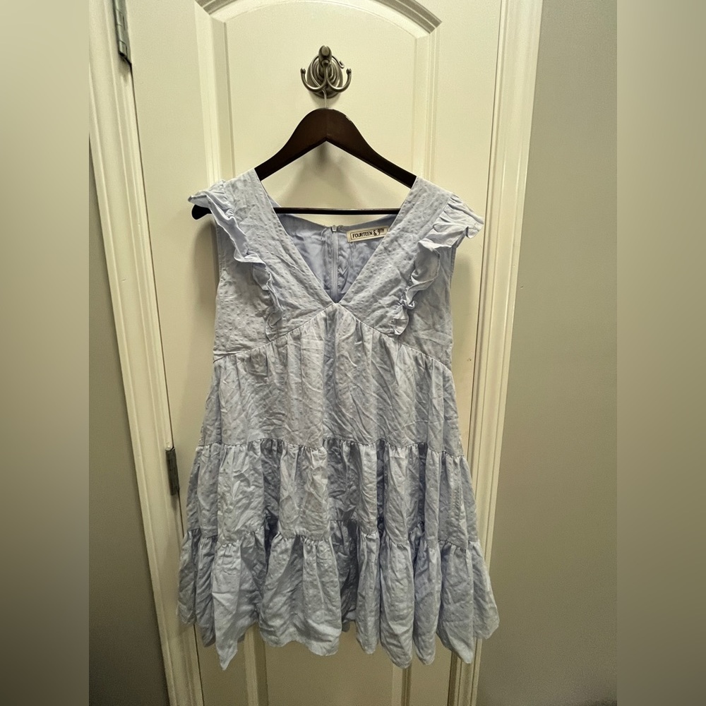 💙Light blue dress